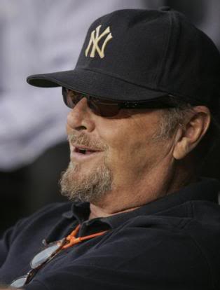 Jack Nicholson and The Yankee Hat